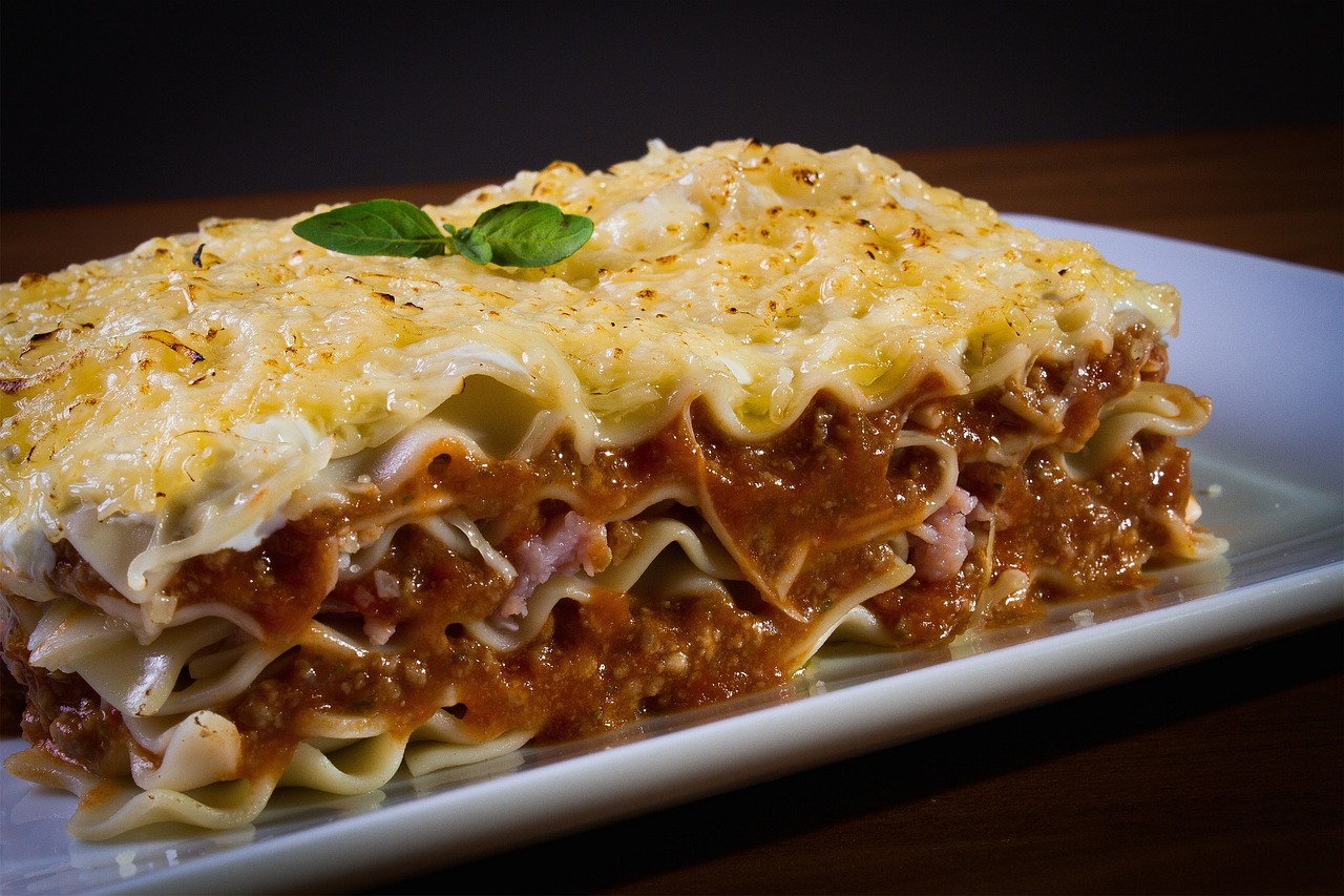 Lasagna del bosque de sabores